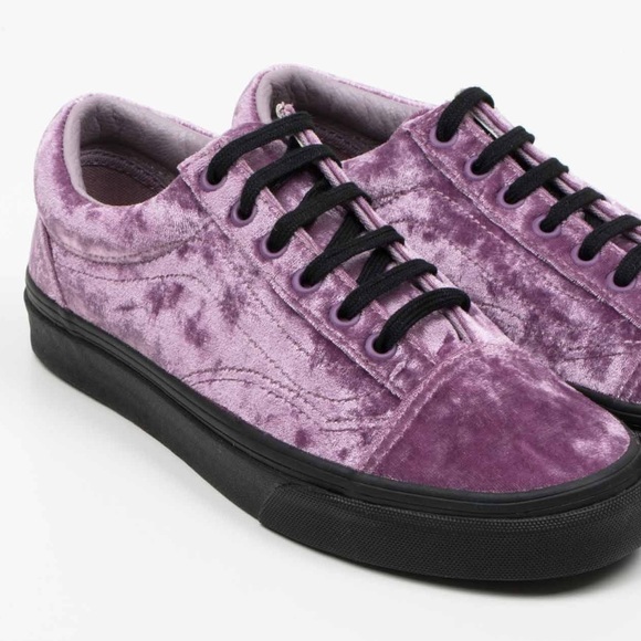 Vans Shoes - Vans Old Skool Velvet Women’s Shoes, Never Worn!